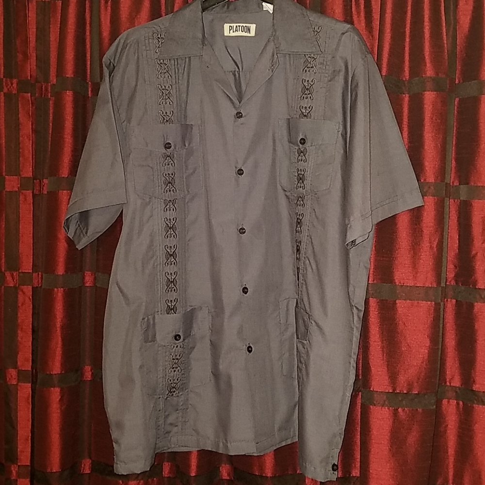 Guayabera style shirt